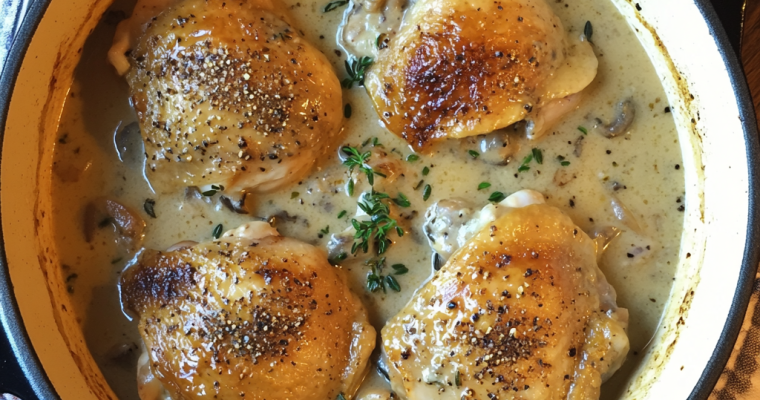 Chicken mushroom recipe